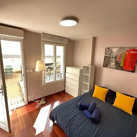 Superbe Appartement Terrasse Paris Exterior foto